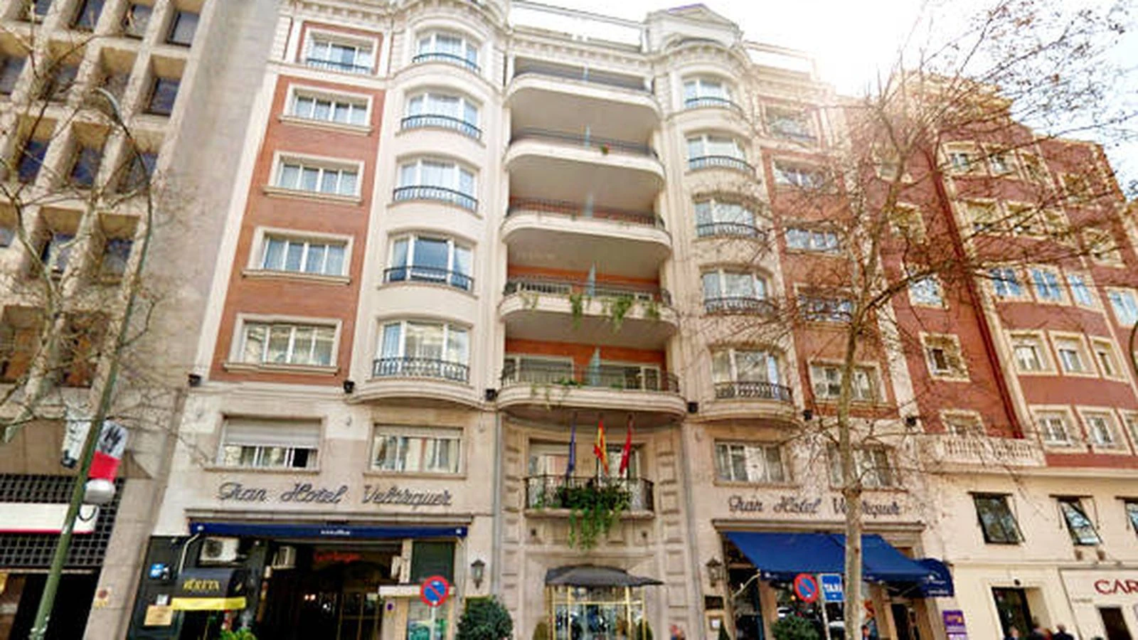 Historic facade of the former Gran Hotel Velázquez, BLESS Madrid