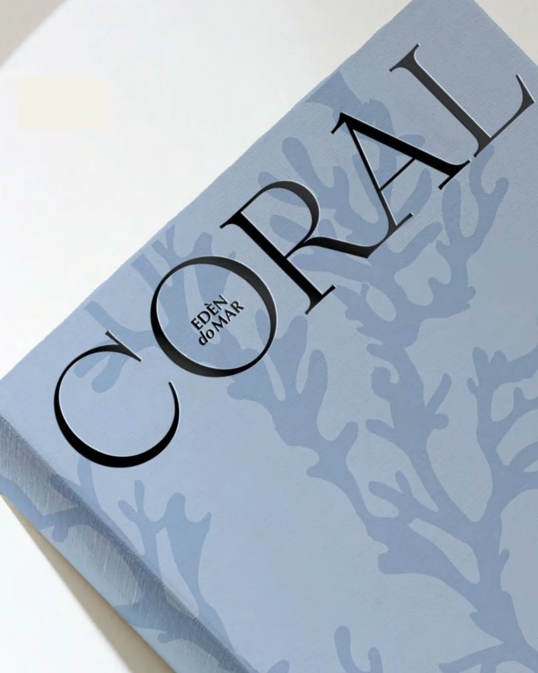 Menu cover at Coral, Edén do Mar